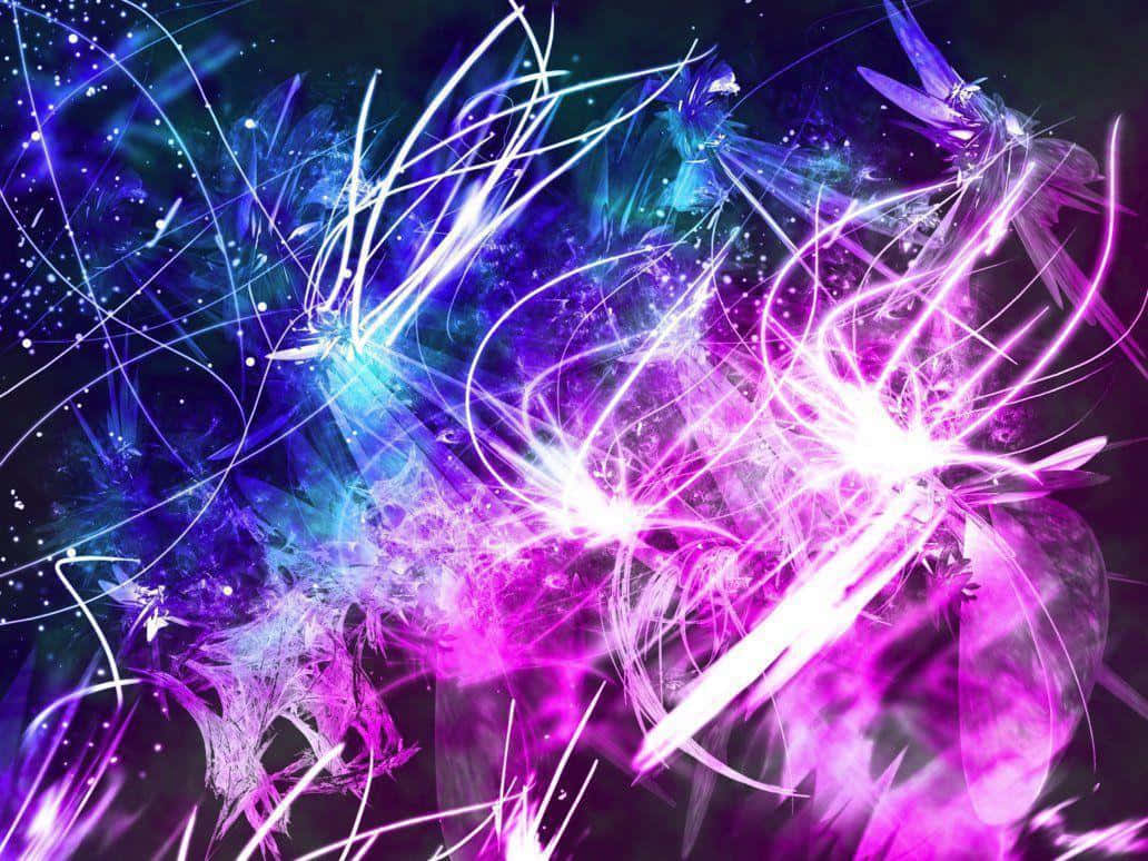 vibrant purple aura, cosmic energy, electric purple, SD Desktop Wallpaper