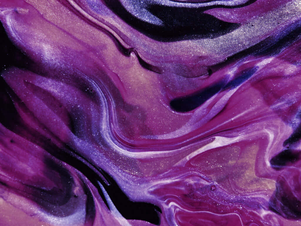 abstract purple aura swirls, vibrant swirling purple, black liquid paint, SD Desktop Wallpaper