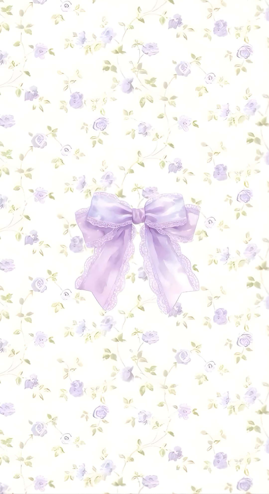 delicate lavender bow, lace trim, cream background, Full HD Phone Wallpaper