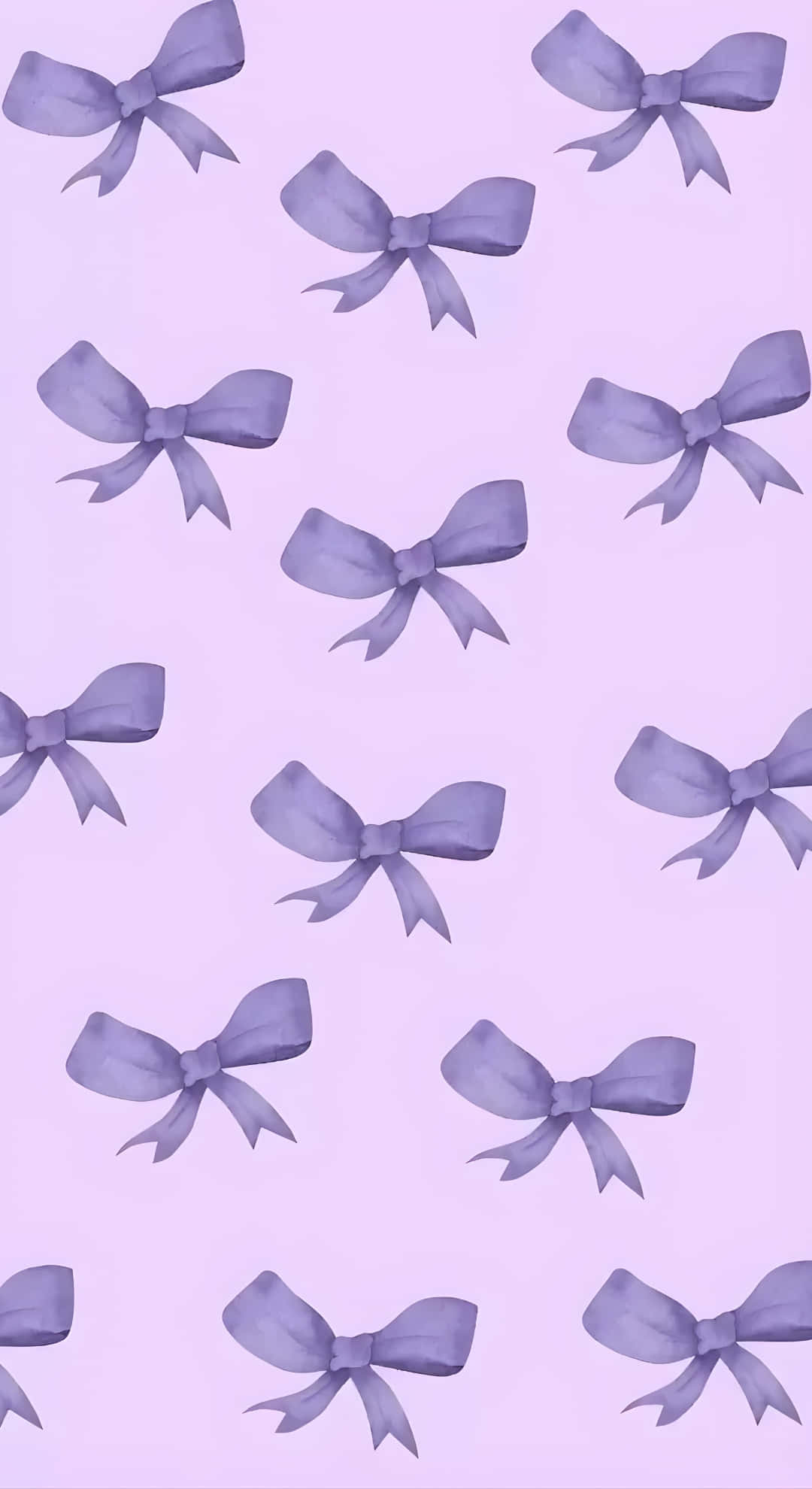 Purple Bow, lavender, pastel purple, Full HD Phone Wallpaper