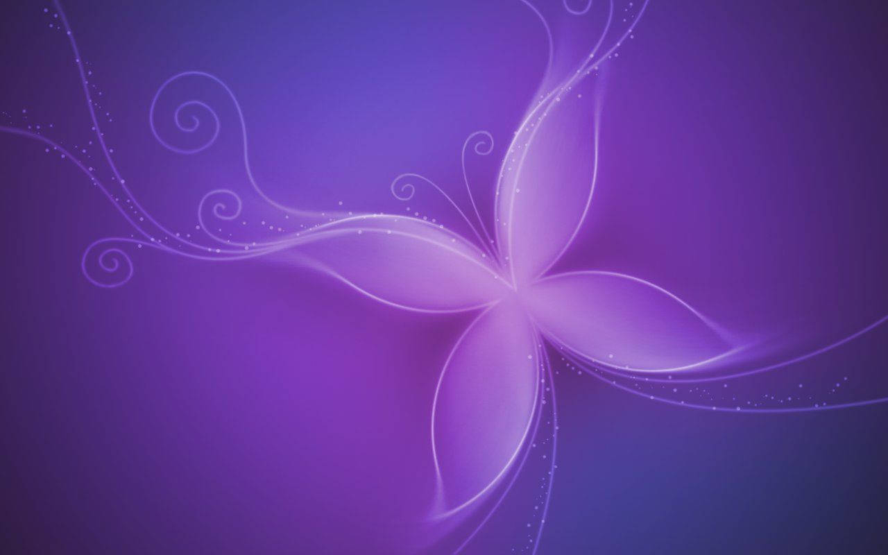 Purple Butterfly, minimalist, glowing purple, HD Desktop Wallpaper