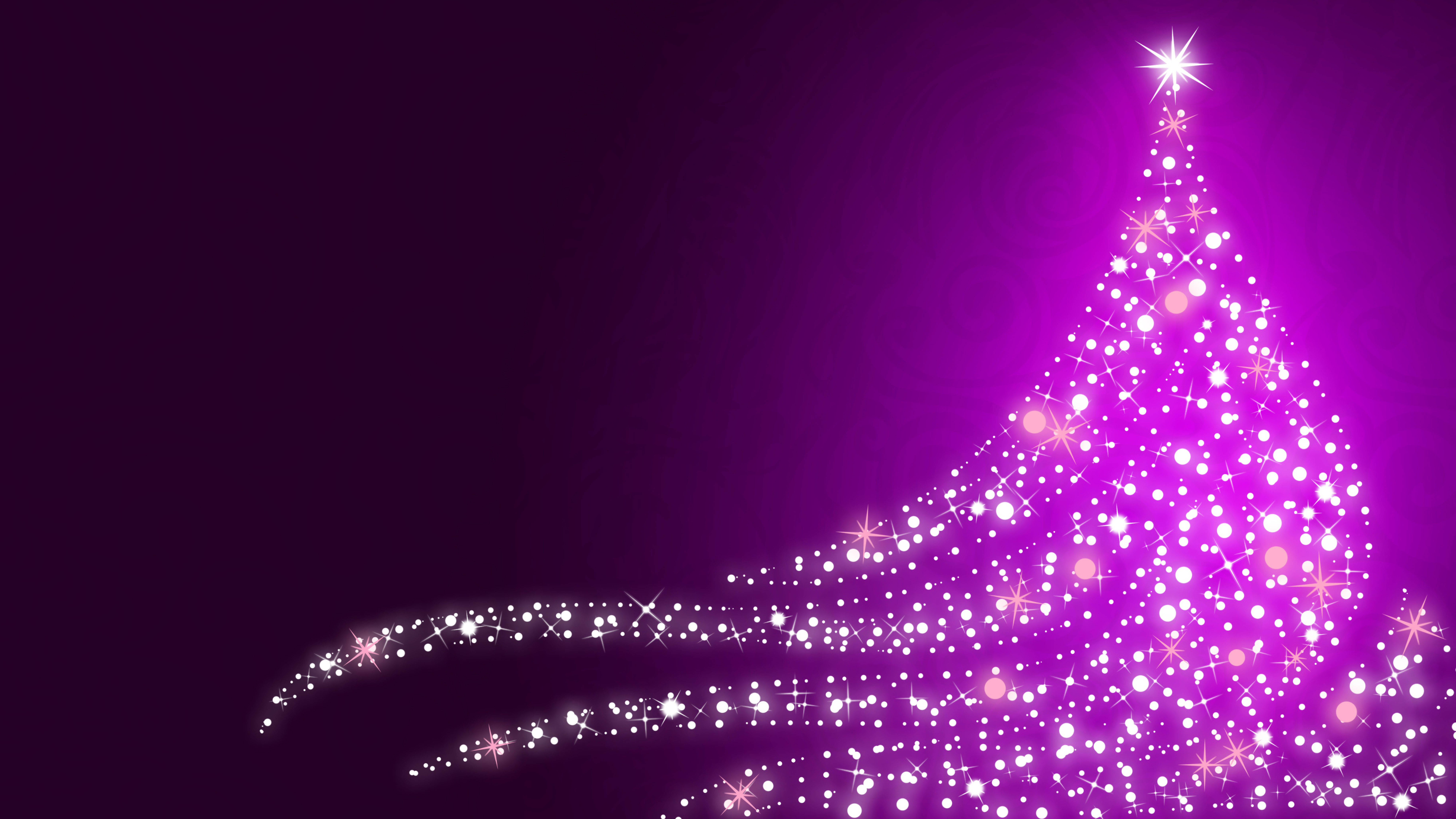 8K, Christmas, purple, 8K Desktop Wallpaper