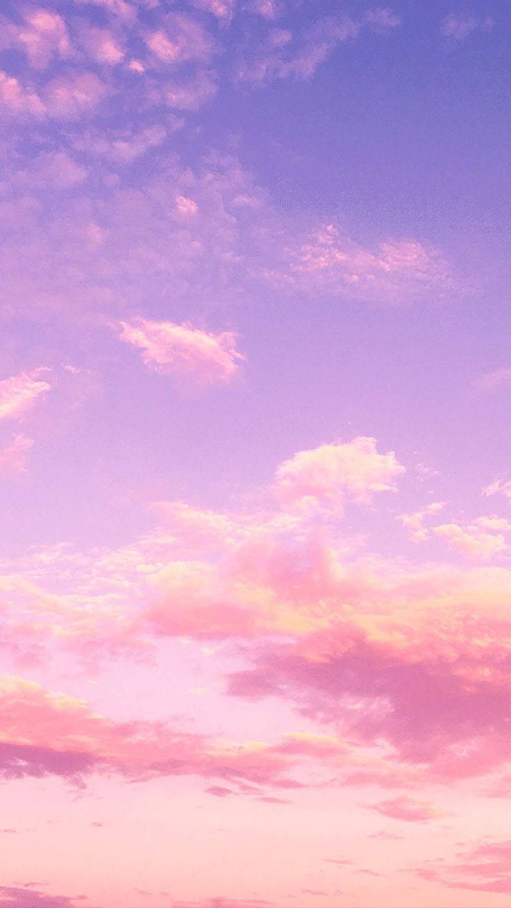 Purple Clouds, pastel clouds, twilight sky, HD Phone Wallpaper