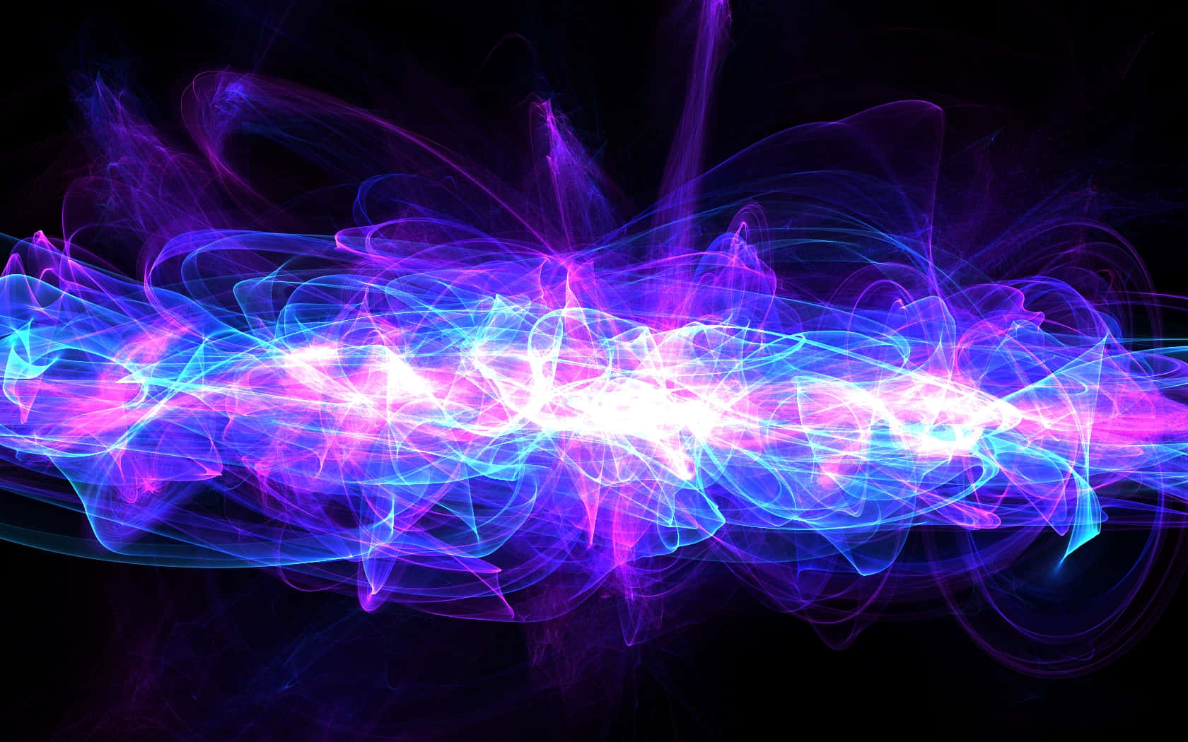 blue and purple swirl of light, vibrant electric blue, purple energy tendrils, HD Desktop Wallpaper