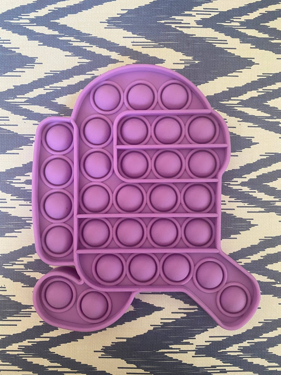 purple turtle-shaped pop-it fidget toy, geometric zigzag patterned surface, HD Phone Wallpaper