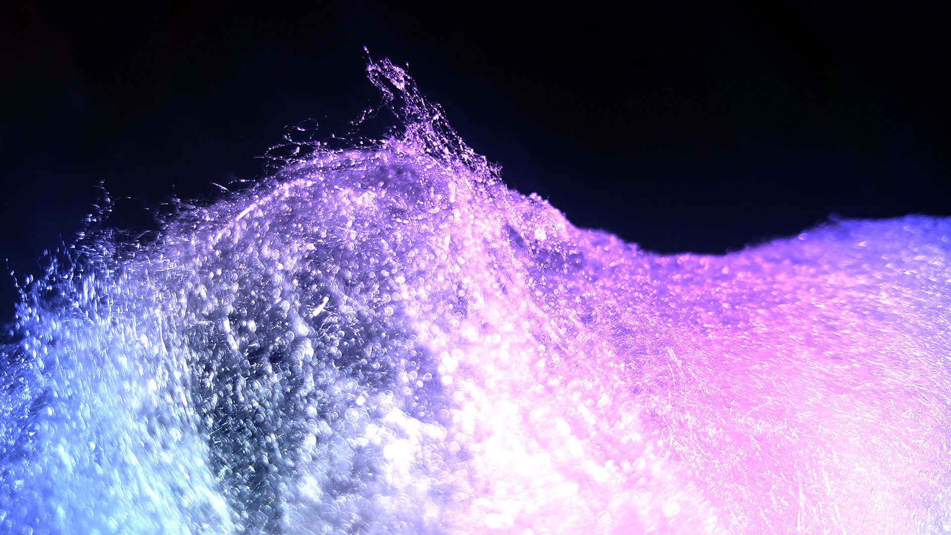 Purple Cotton, vibrant purple, blue water wave, Full HD Desktop Wallpaper