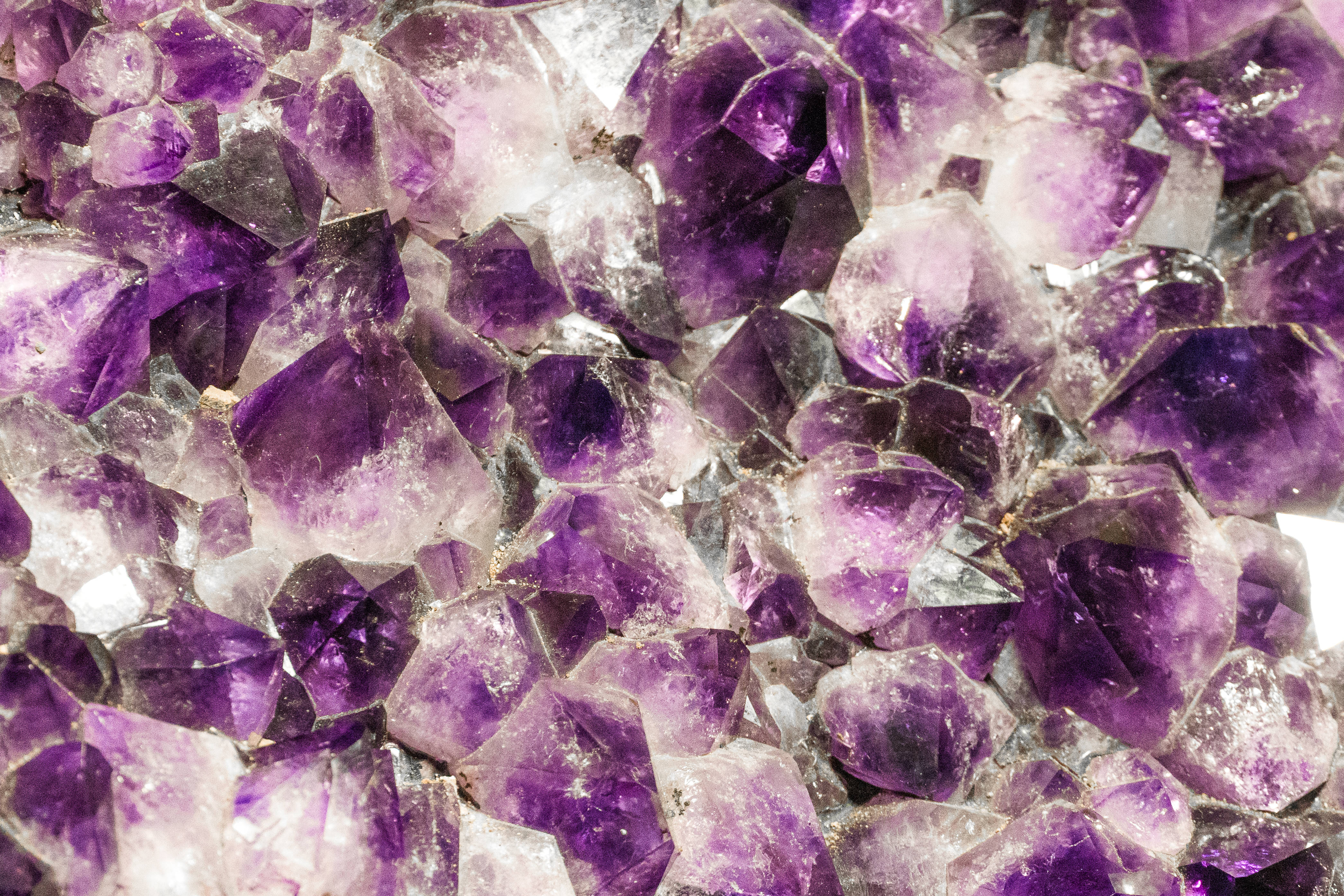 Purple Crystal, amethyst crystals, deep purple, 4K Desktop Wallpaper