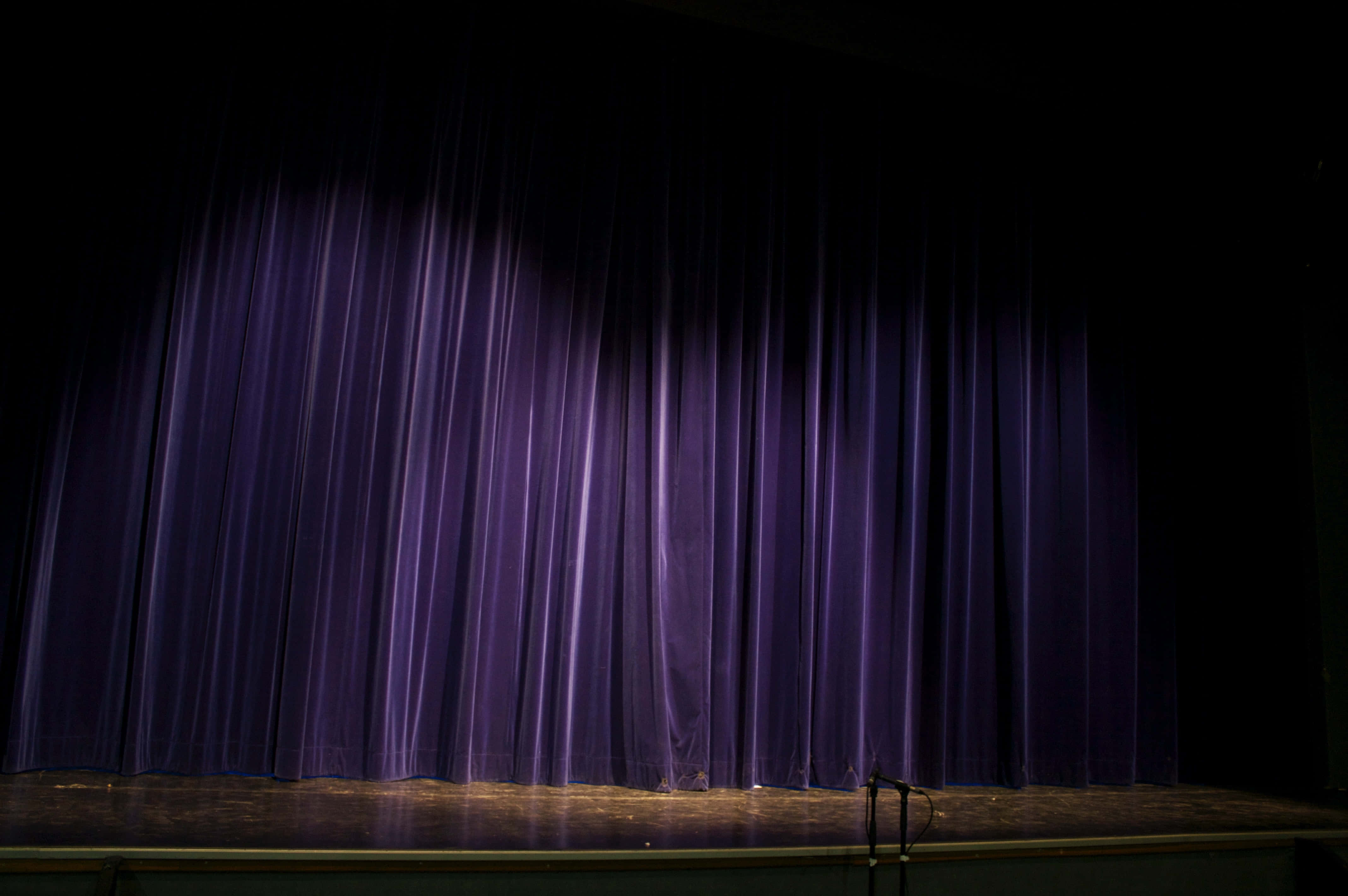 purple curtains, theater curtain, deep purple, 4K Desktop Wallpaper