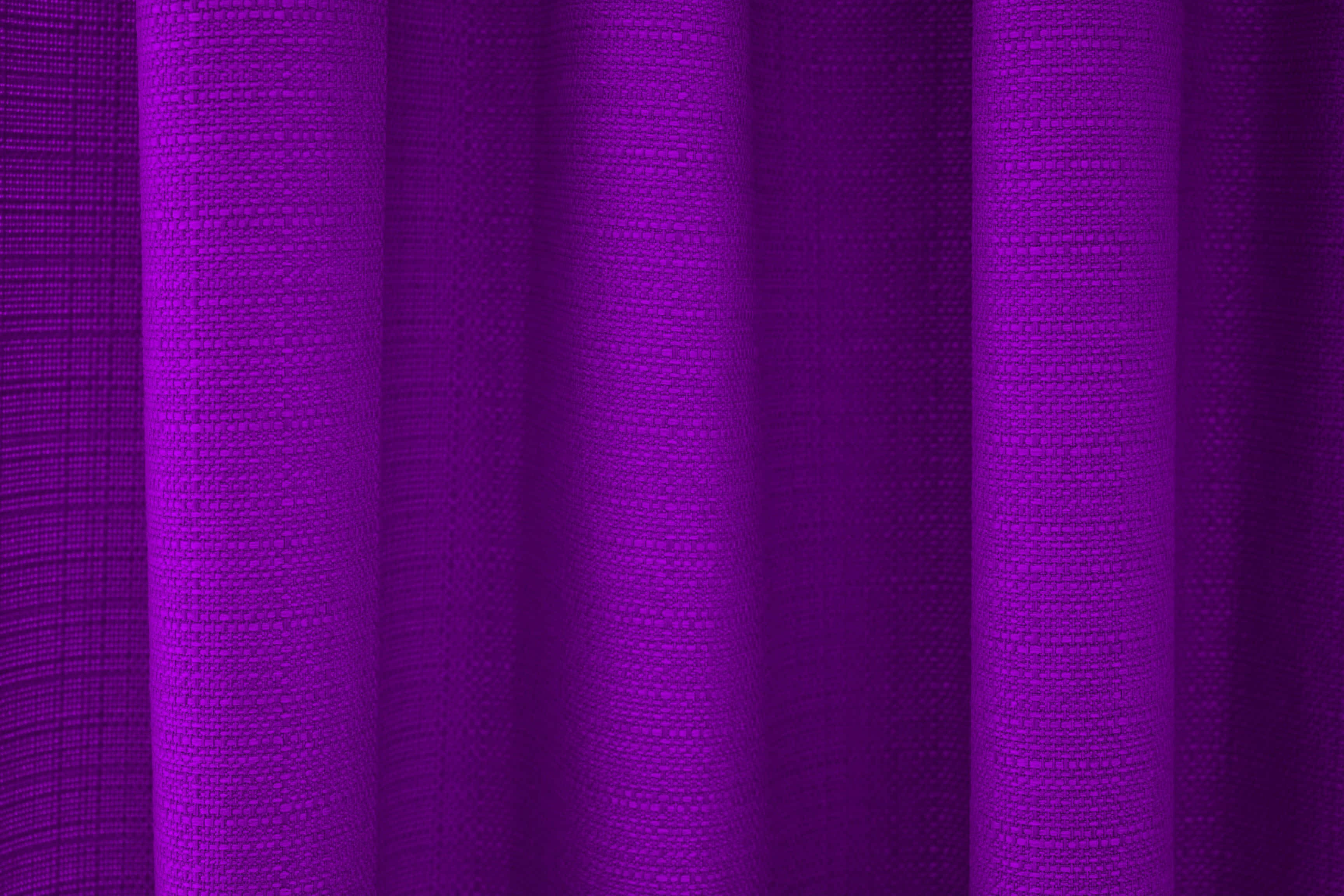 vibrant purple curtains, deep purple, textured fabric, 2K Desktop Wallpaper