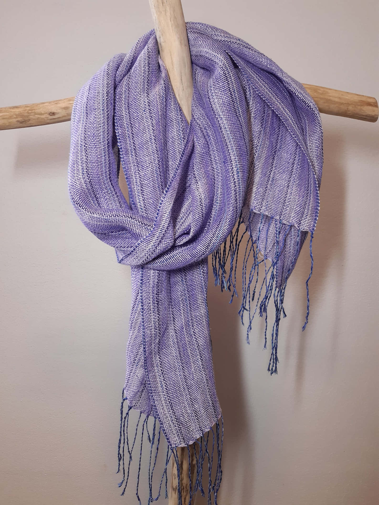purple scarf, lavender scarf, silver threads, Full HD Phone Wallpaper