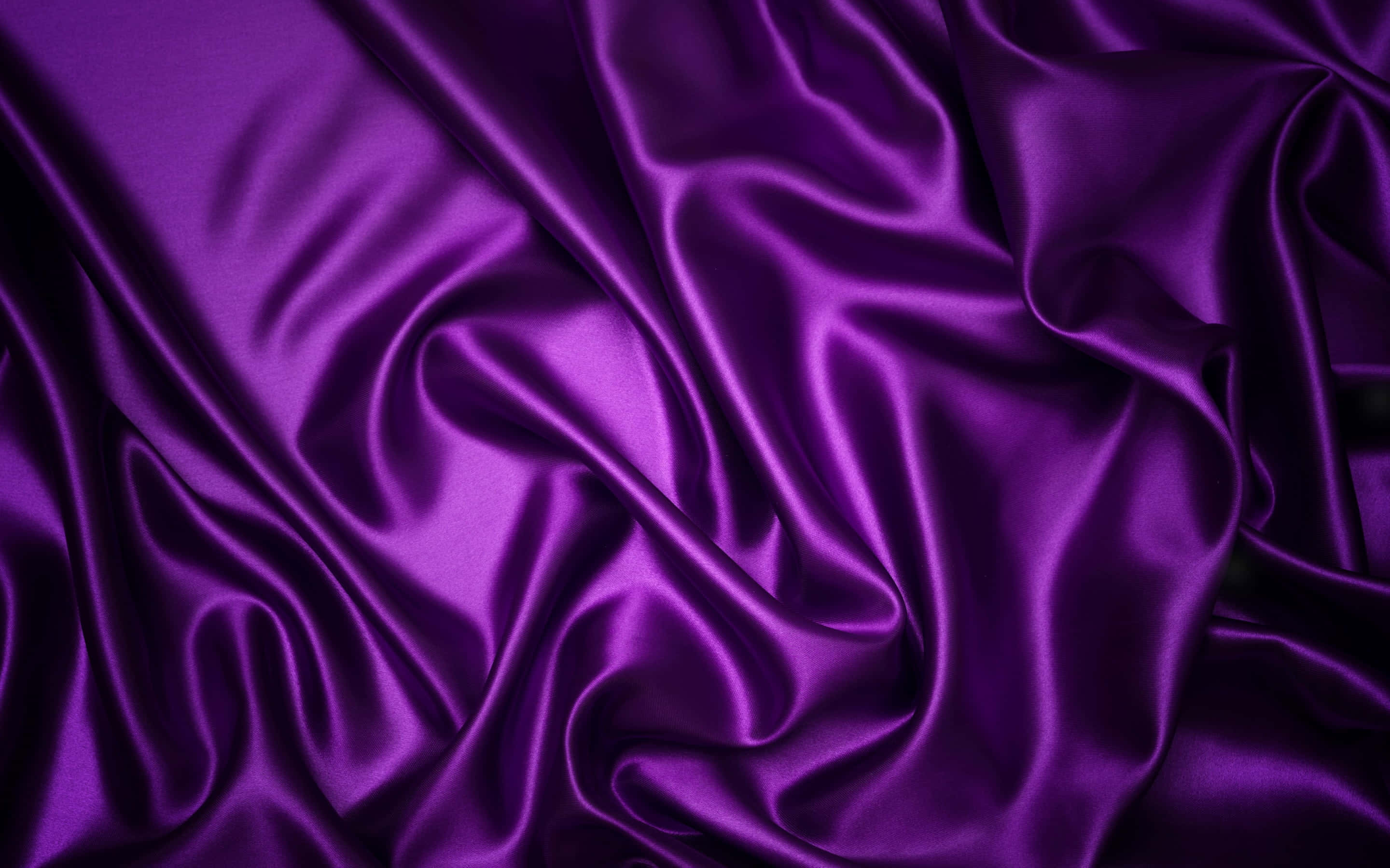 purple fabrics, satin fabric, deep folds, 2K Desktop Wallpaper