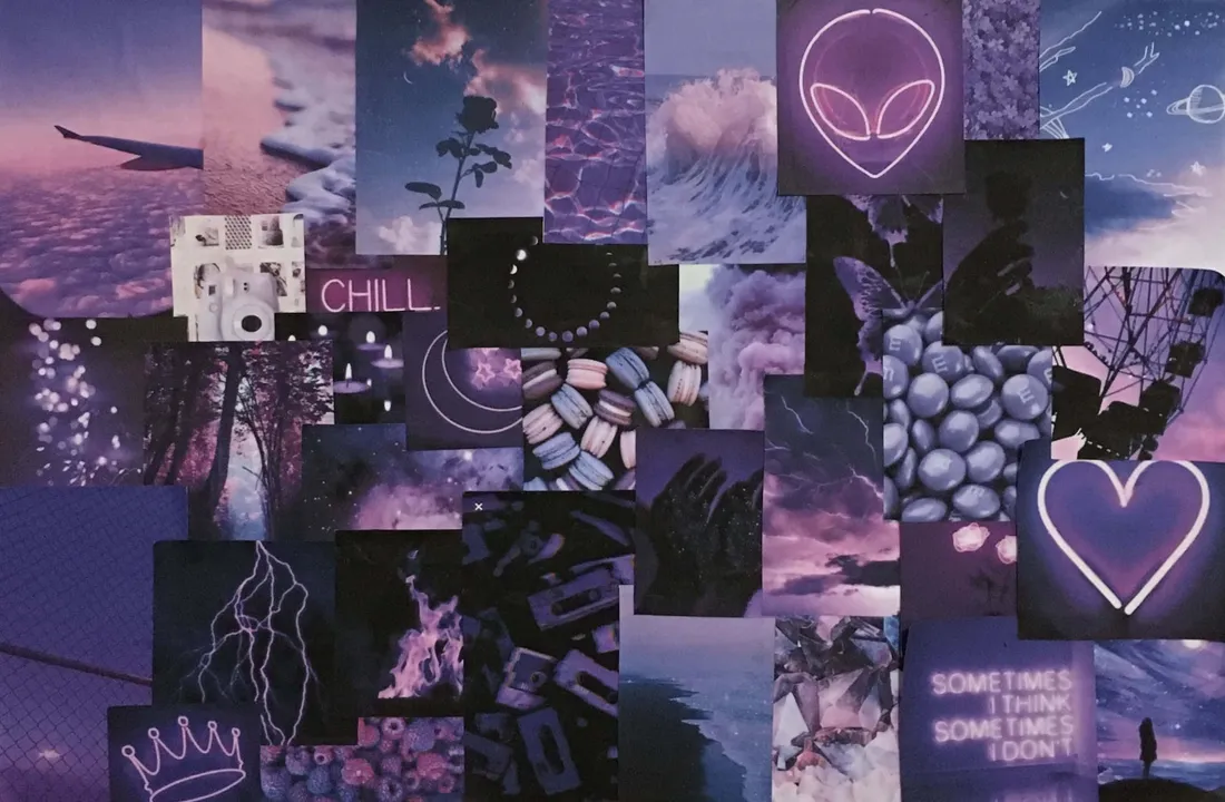 Purple Flower Laptop