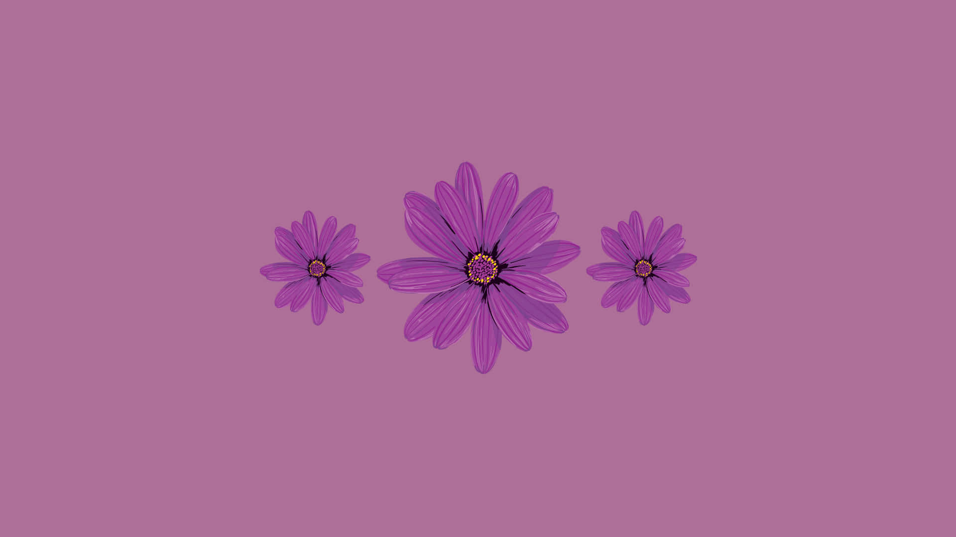 minimalist, cute, purple aesthetic, Full HD Desktop Wallpaper