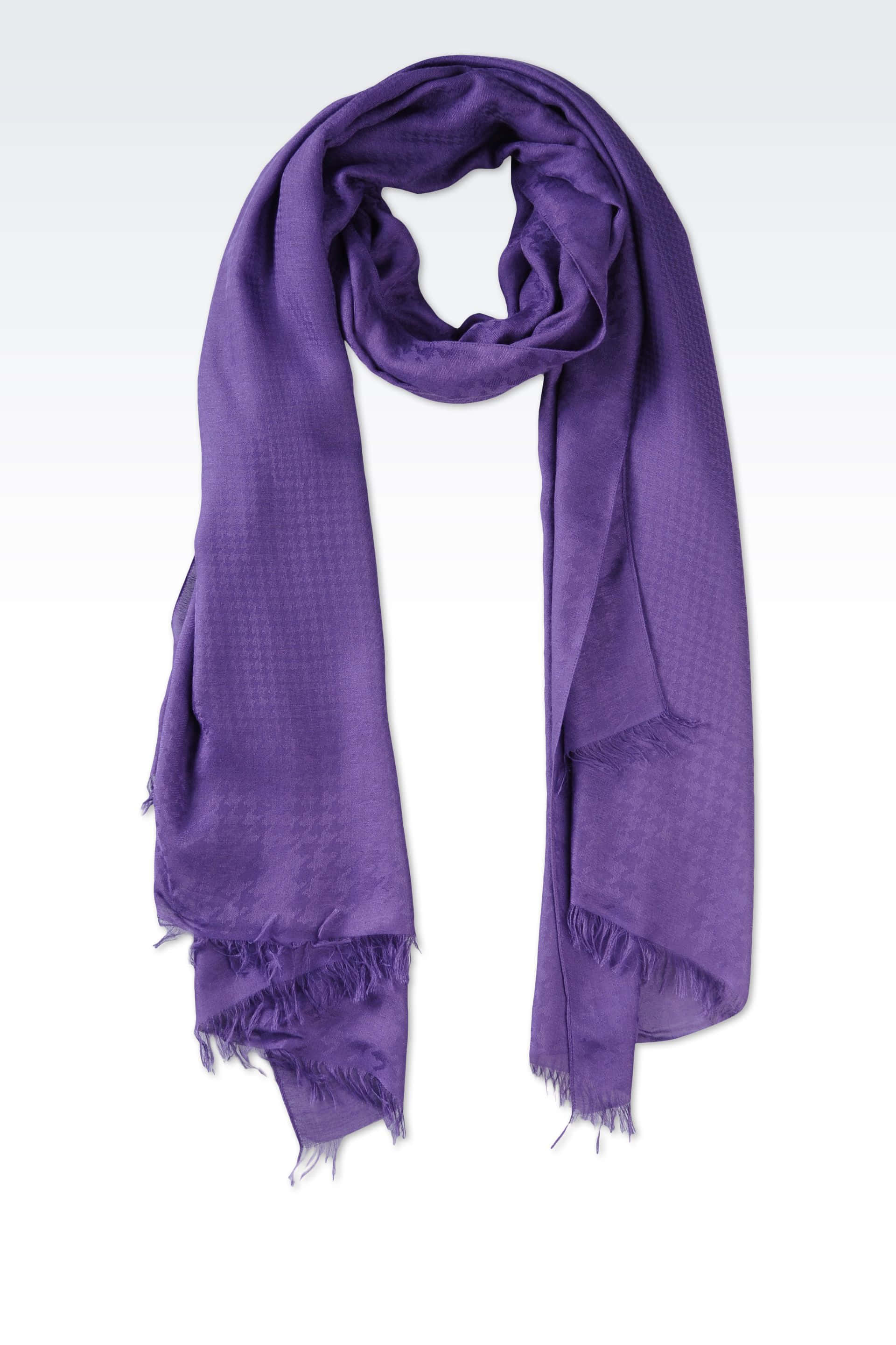 purple scarf, textured weave, frayed edges, 2K Phone Wallpaper