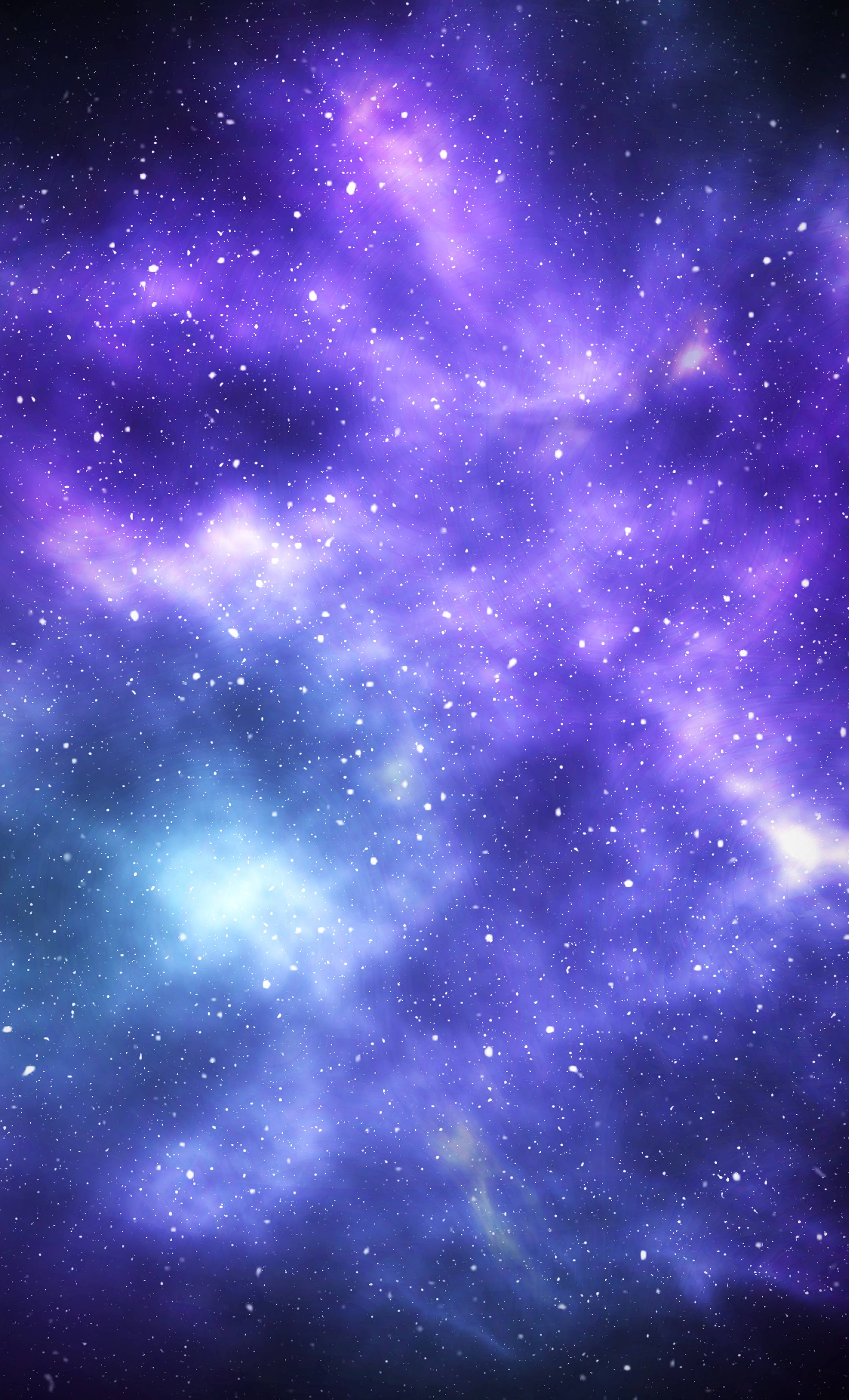 Purple Galaxy, iPhone, vibrant purple, 2K Phone Wallpaper