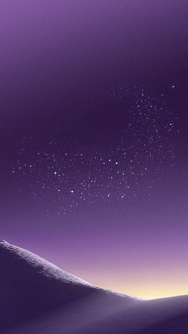 Purple Galaxy, constellation of stars, iPhone, HD Phone Wallpaper