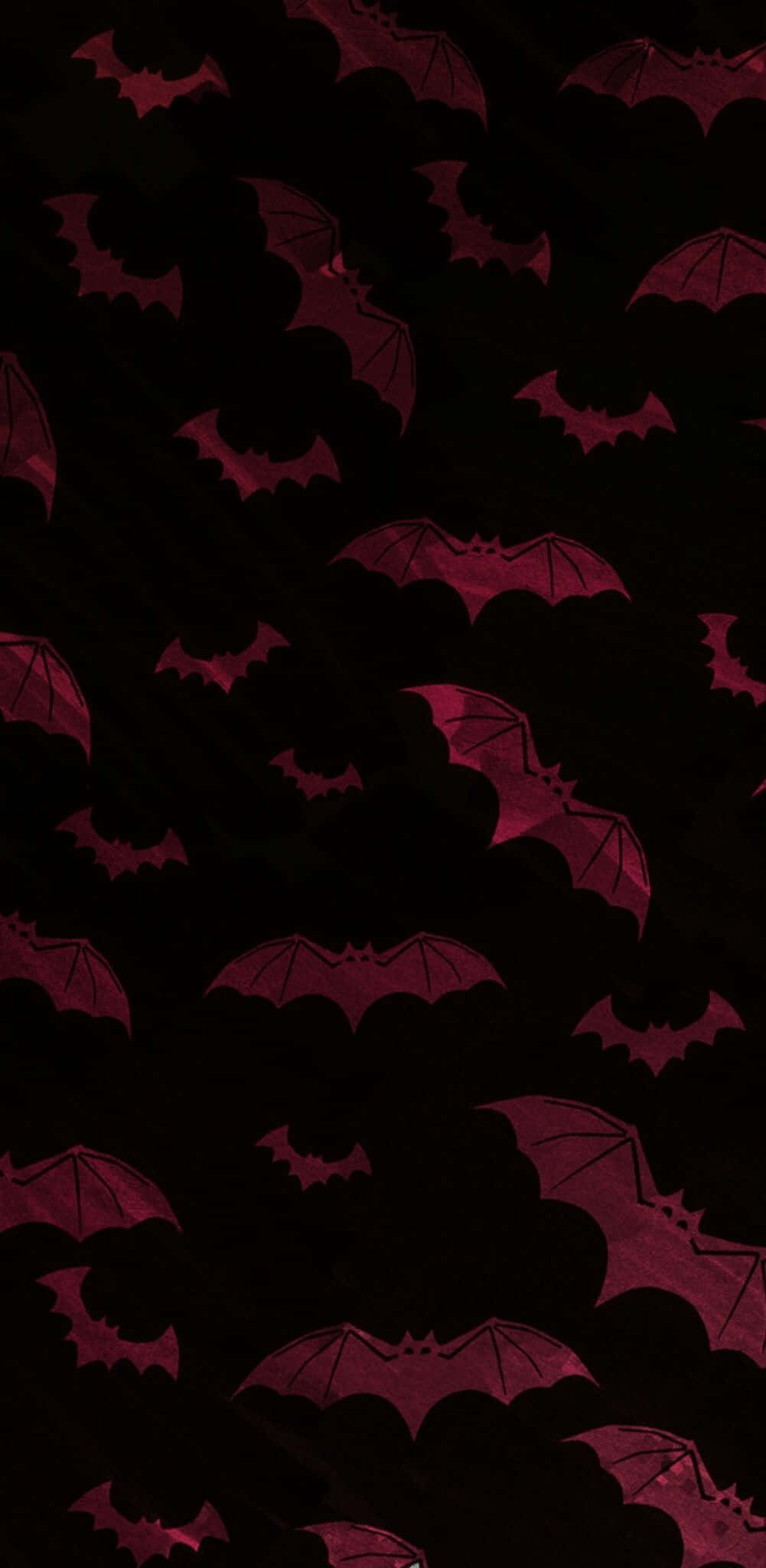 purple gothic, dark crimson bats, black background, Full HD Phone Wallpaper