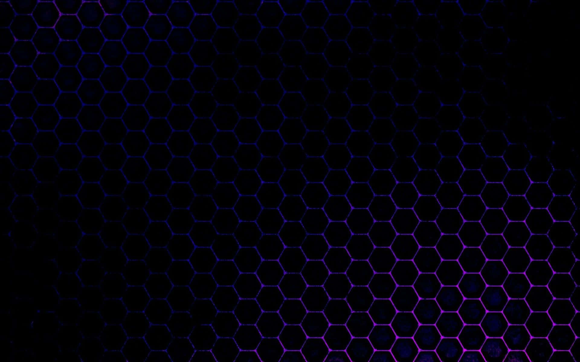 Purple Gothic, hexagonal grid, electric purple, Full HD Desktop Wallpaper