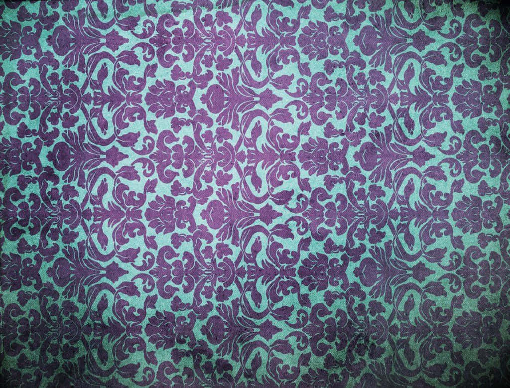 Purple Gothic, rich purple, damask pattern, SD Desktop Wallpaper