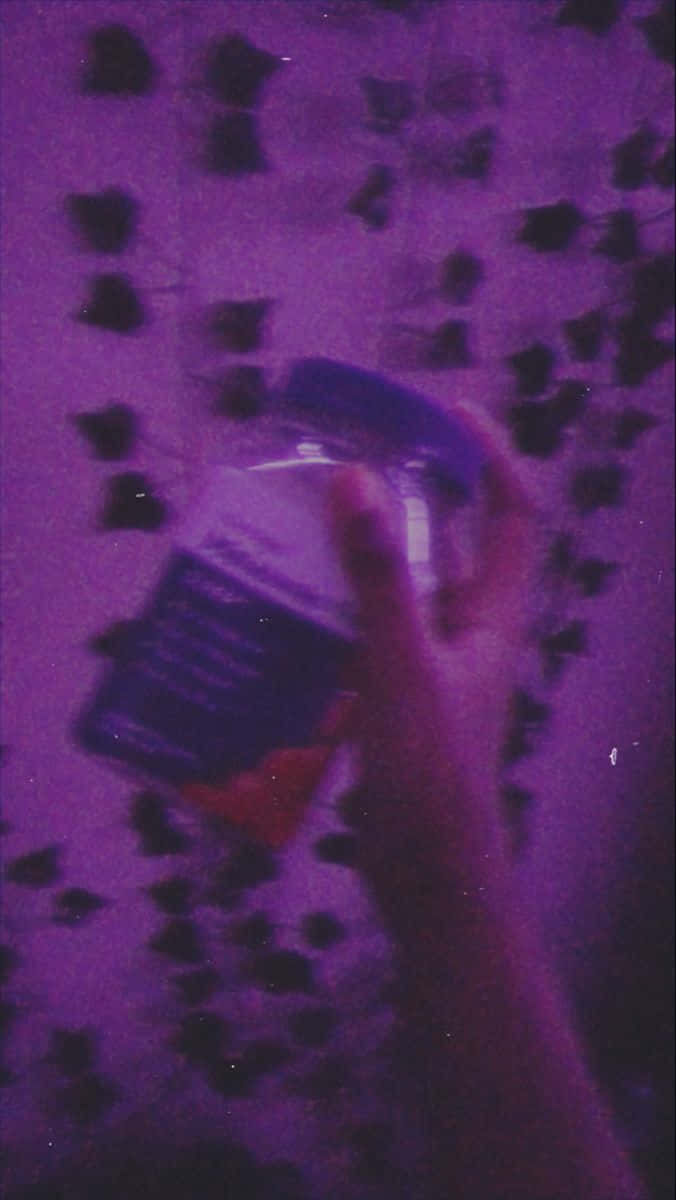 purple wall, dark spots, dim lighting, SD Phone Wallpaper