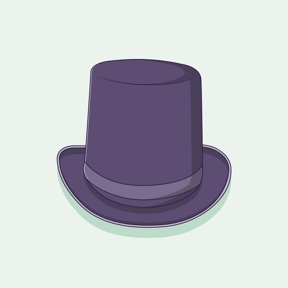 Purple Hat, top hat, purple, SD Desktop Wallpaper