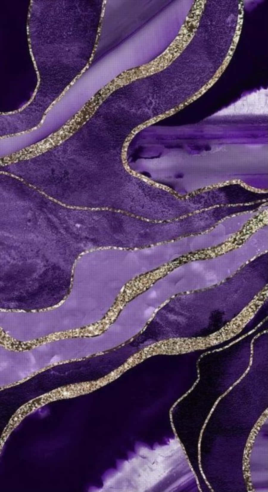 purple velvet fabric, shimmering gold glitter, organic curves, HD Phone Wallpaper