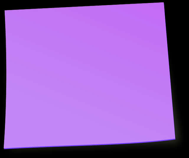 Purple Sticky Note, black background, lavender square, SD Desktop Wallpaper
