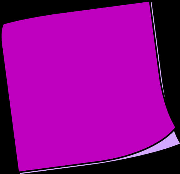 vibrant magenta sticky note, curled edges, subtle shadow, SD Desktop Wallpaper