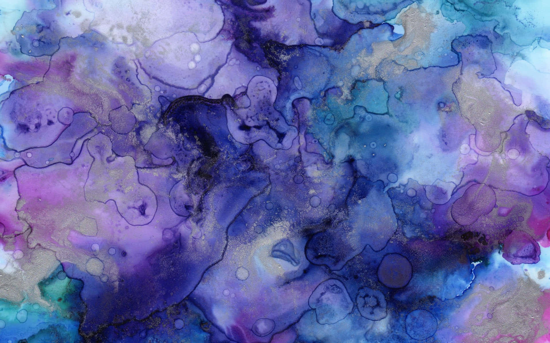 abstract purple ink explosion, swirling purples, blues, Full HD Desktop Wallpaper