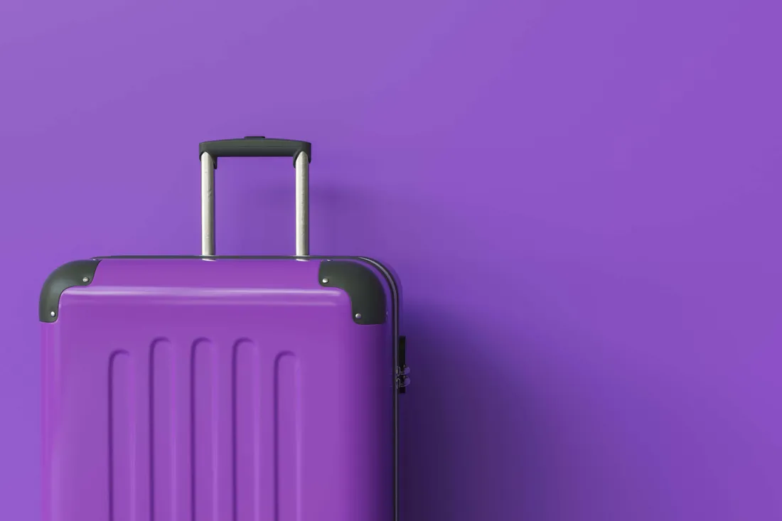 Purple Luggage