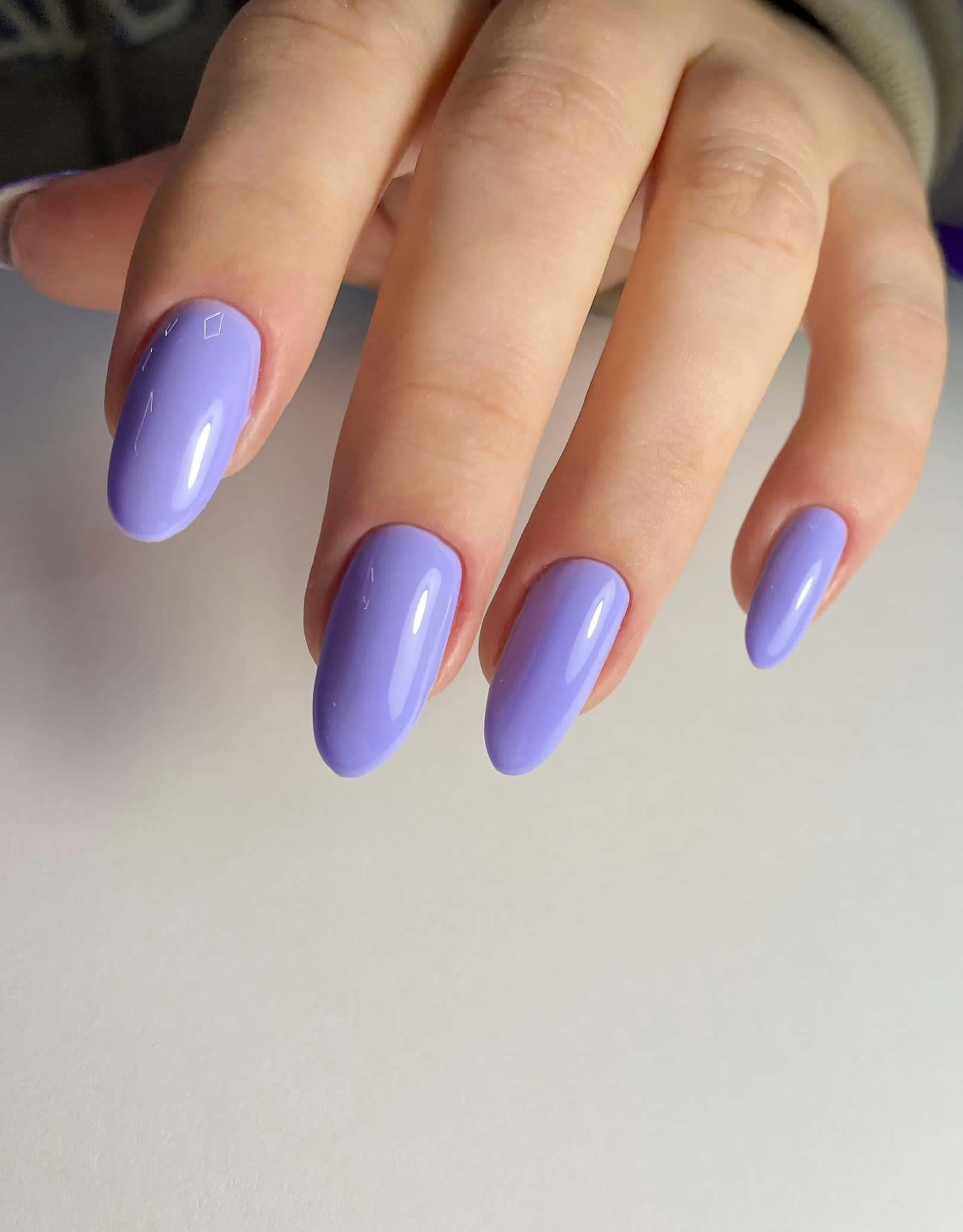 elegant purple manicure, lavender nails, glossy finish, Full HD Phone Wallpaper