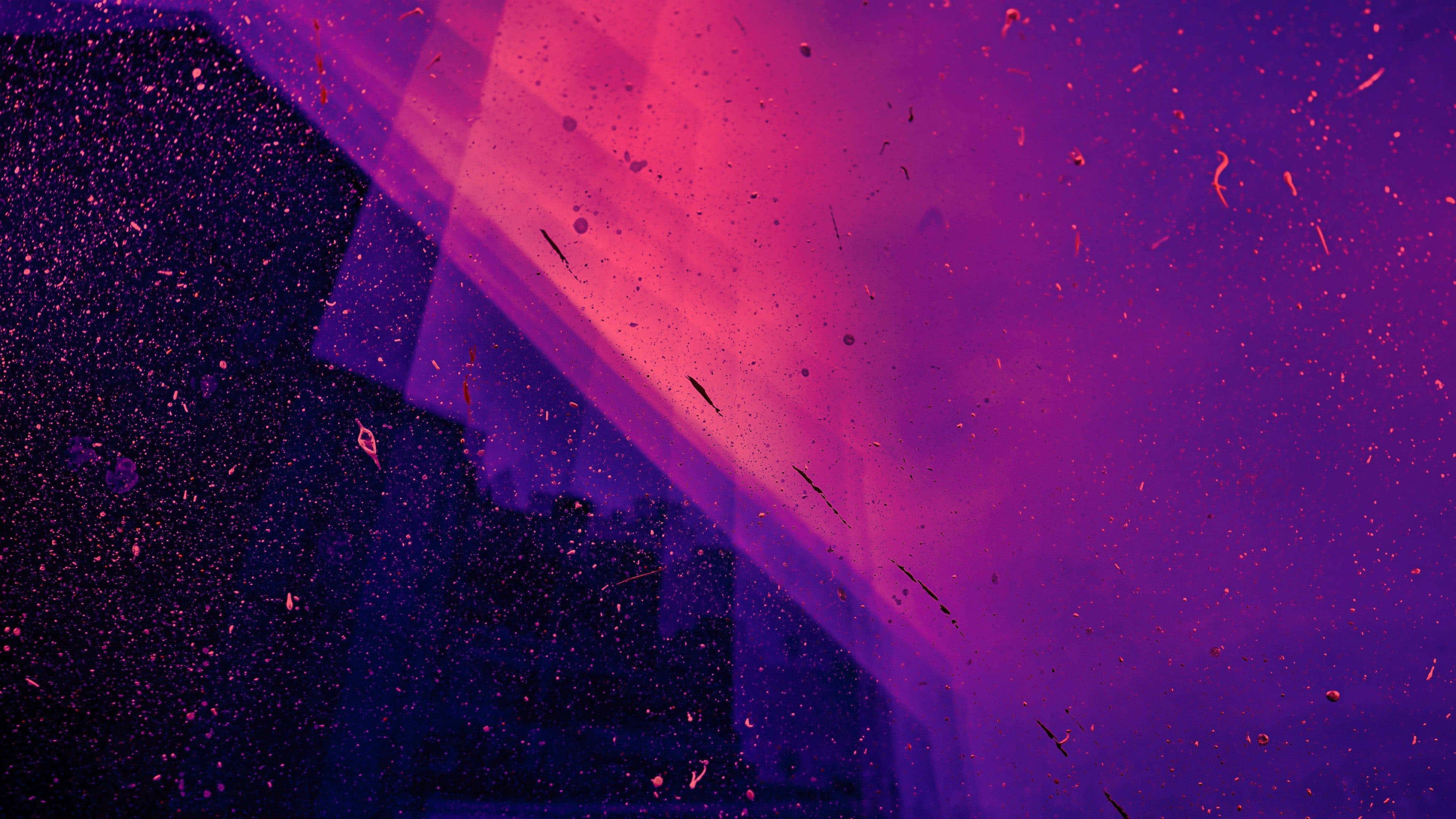 purple neon aesthetic computer, 3840 x 2160, vibrant purple, 4K Desktop Wallpaper