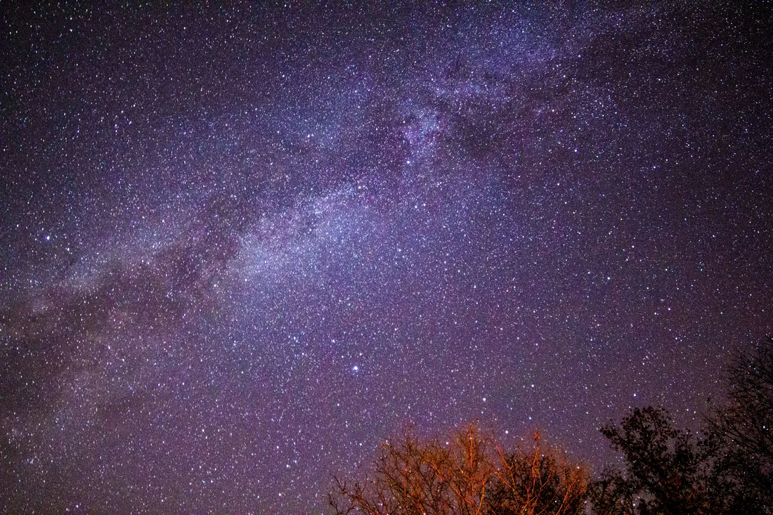 Purple Night Sky