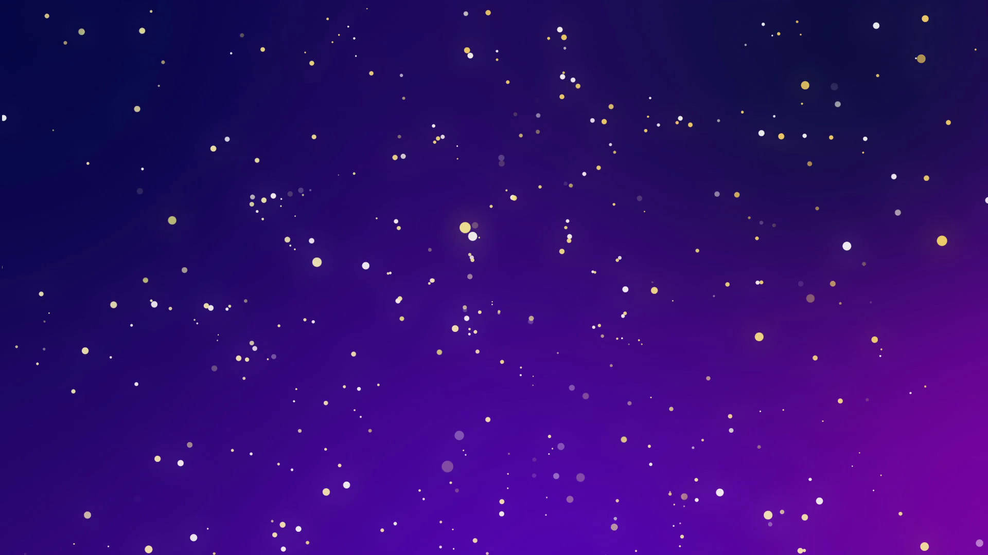 Purple Night Sky, glowing white stars, glowing yellow stars, Full HD Desktop Wallpaper