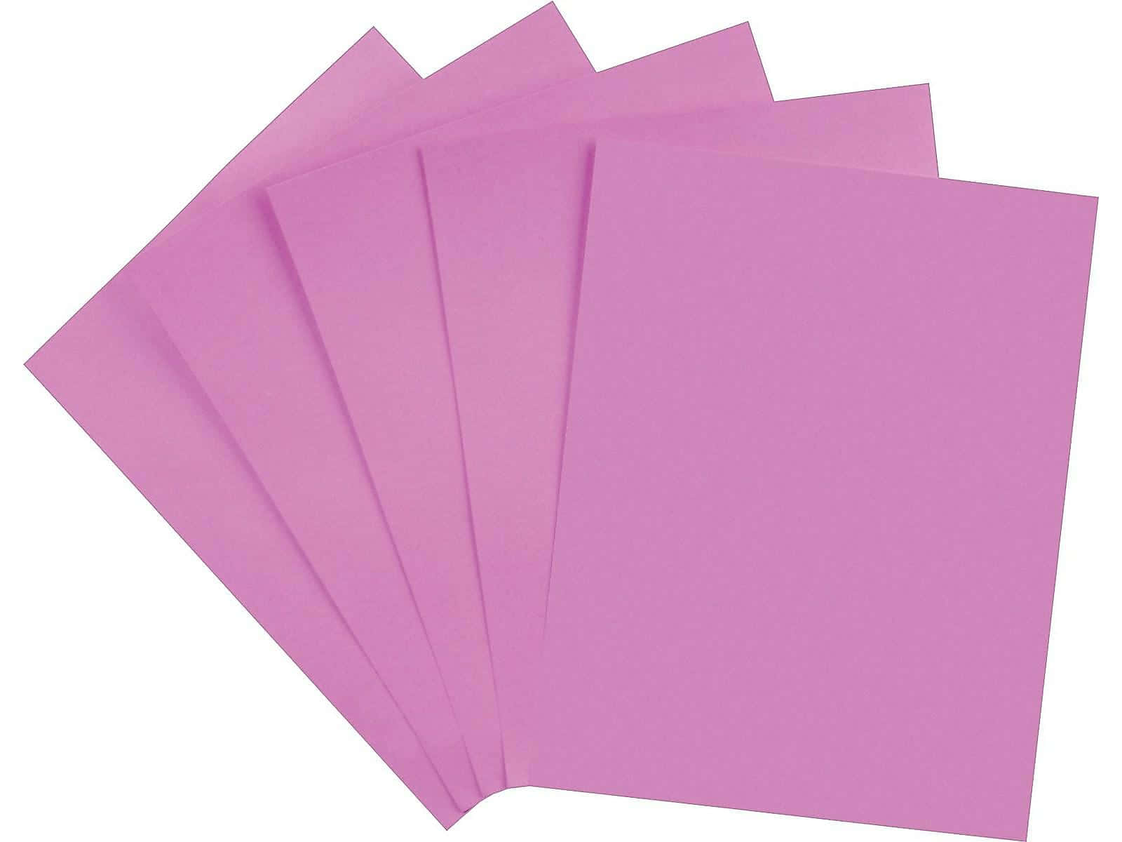 purple paper, white background, five fanned purple sheets, HD Desktop Wallpaper