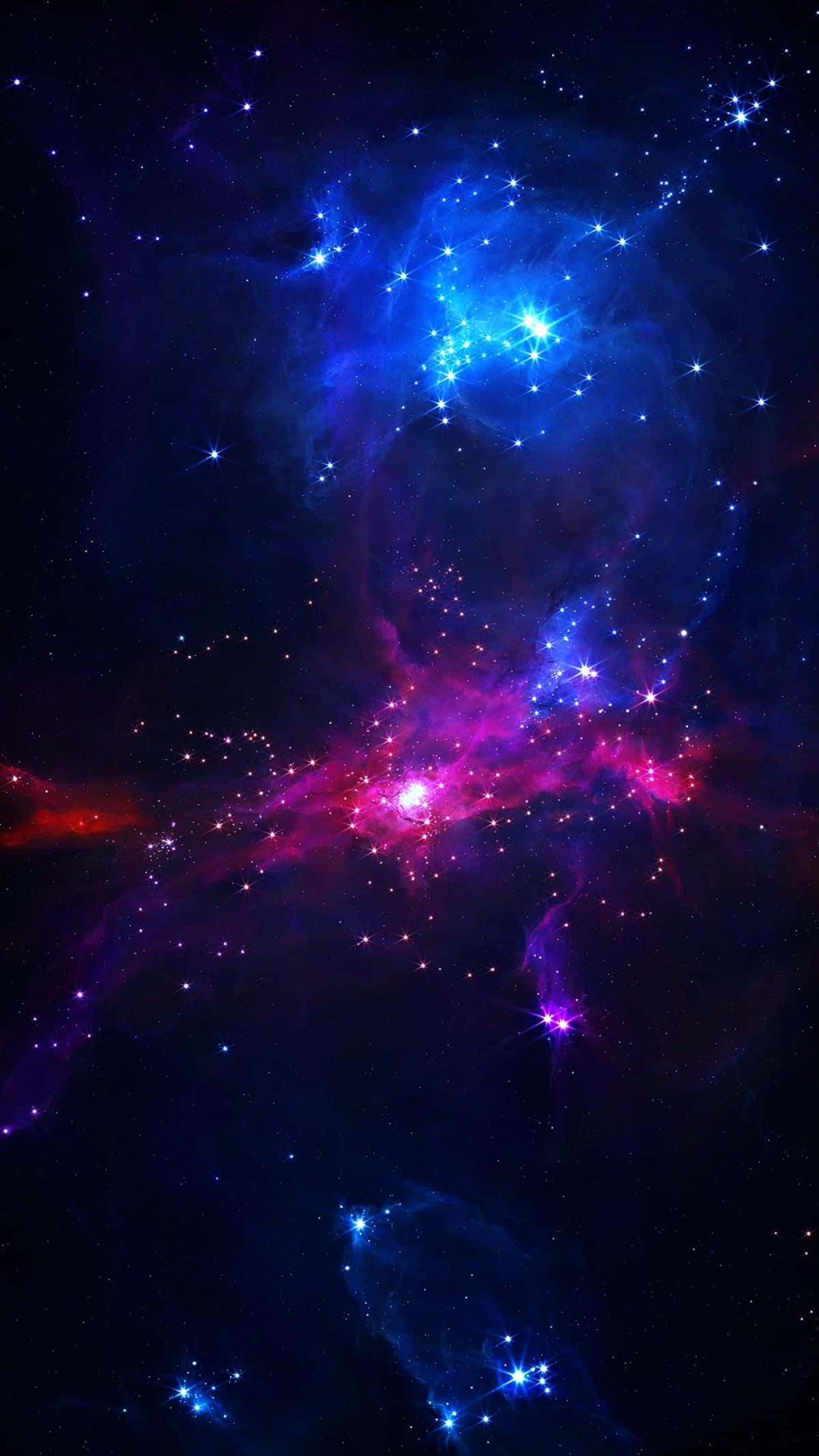 Purple And Blue Galaxy, electric blue, magenta, Full HD Phone Wallpaper