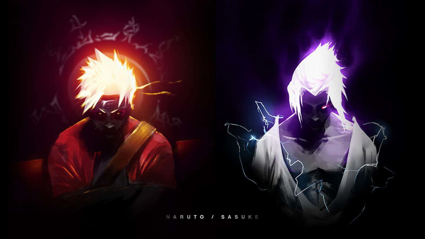 Sasuke, Purple Sasuke, chakra, HD Desktop Wallpaper