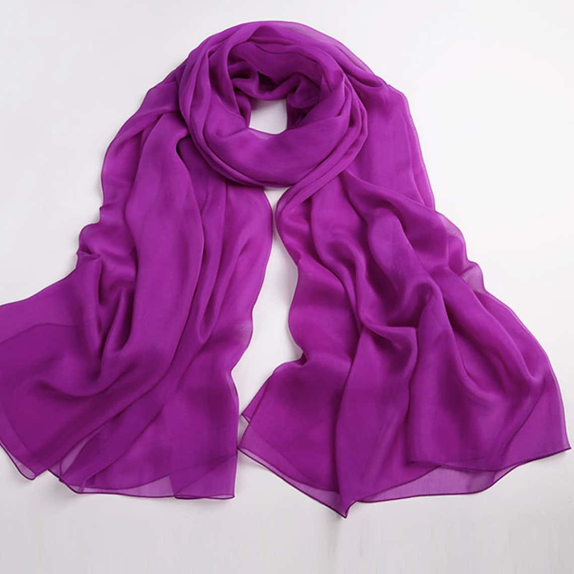 purple scarf, chiffon, vibrant purple, SD Desktop Wallpaper