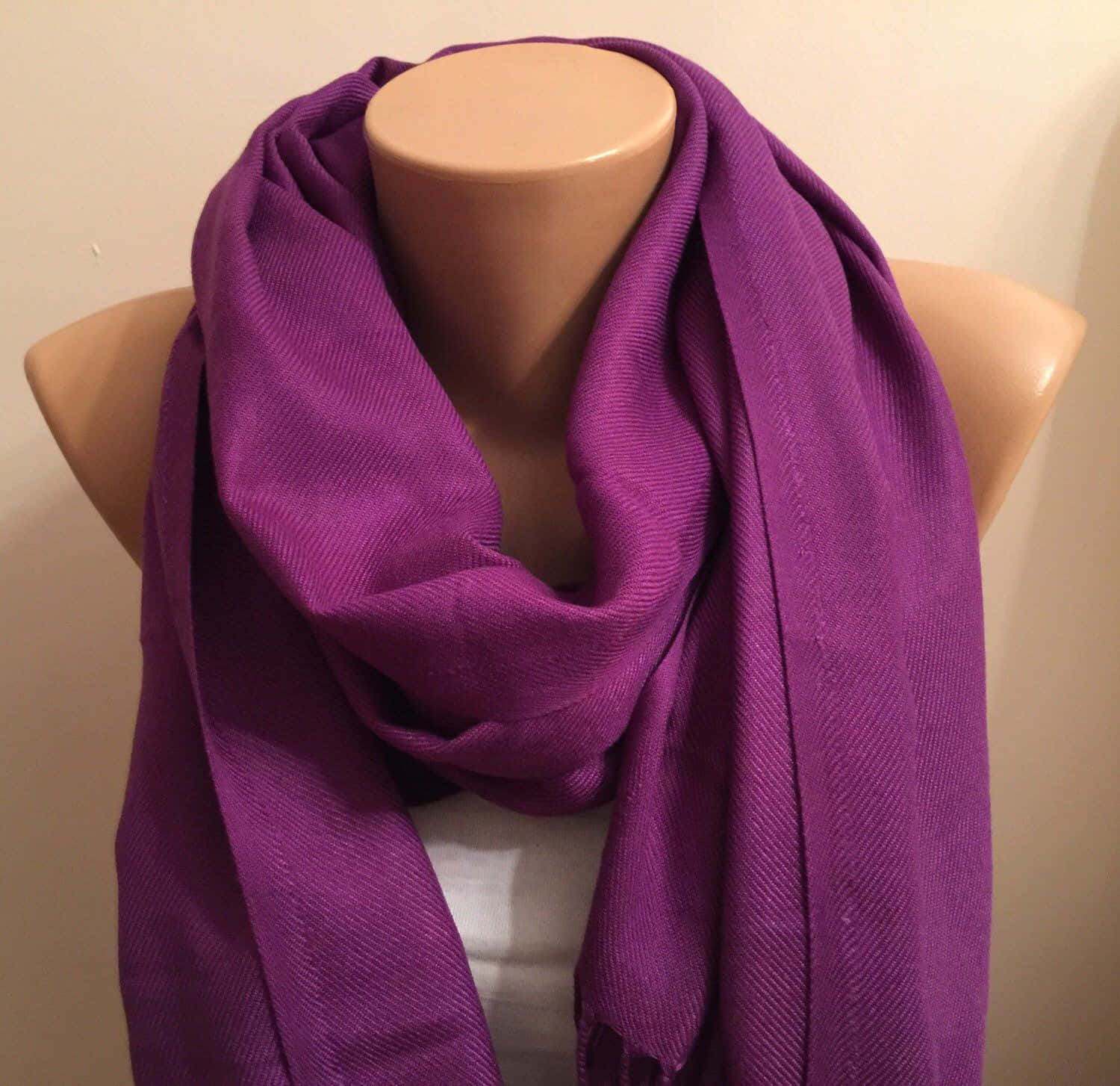 purple scarf, herringbone texture, mannequin neck, HD Desktop Wallpaper