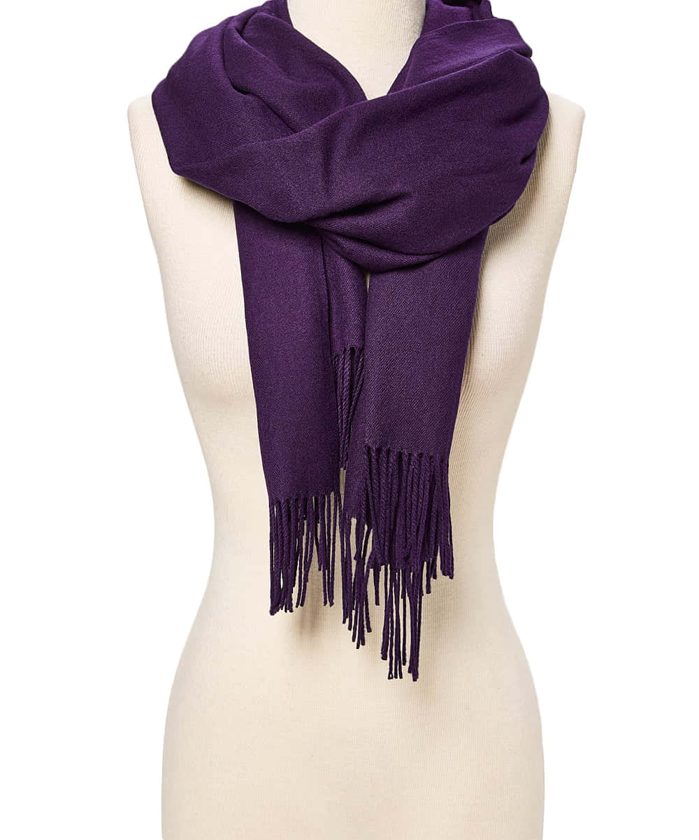 purple scarf, beige mannequin torso, fringe, SD Phone Wallpaper