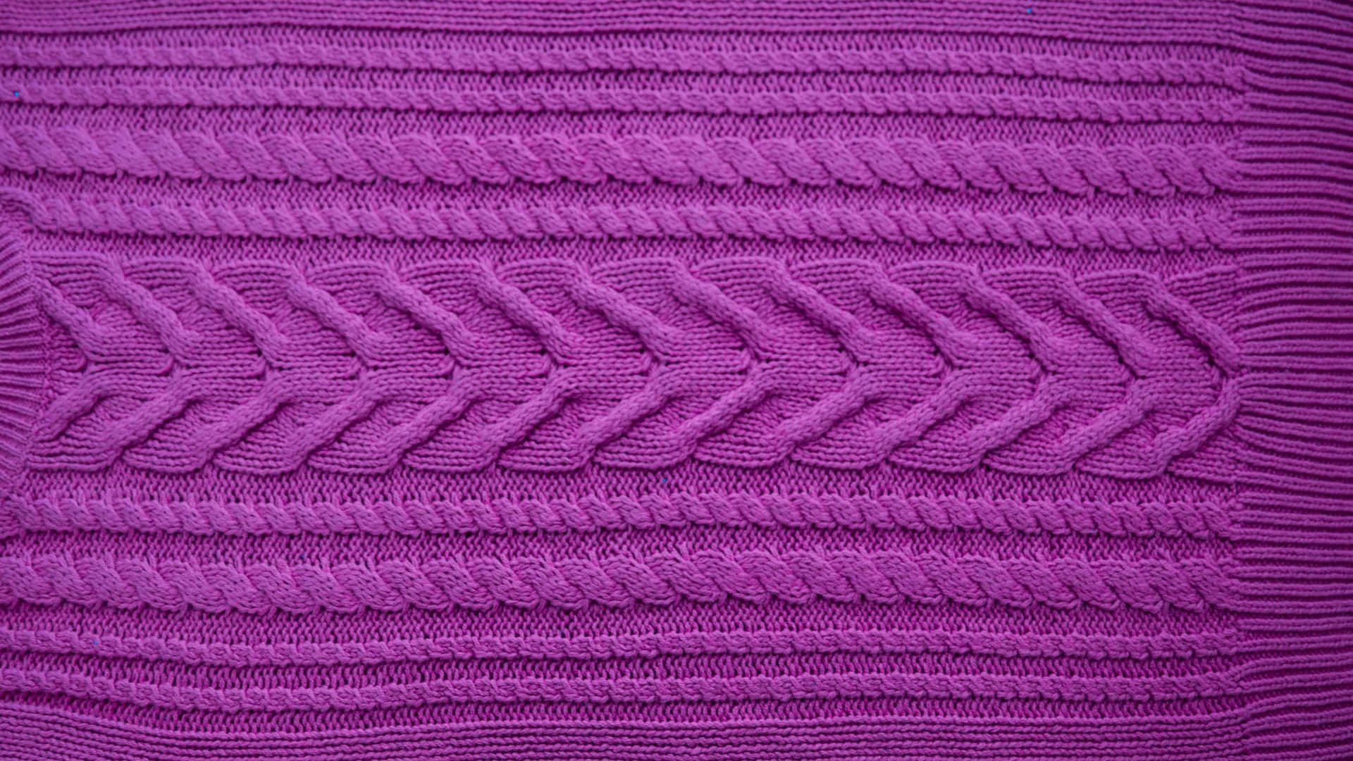 purple wool, cable pattern, ribbed pattern, Full HD Desktop Wallpaper