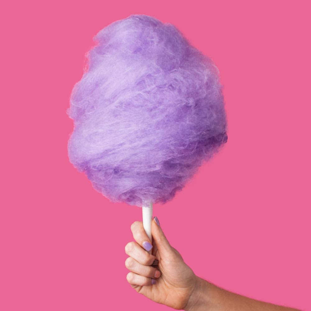 purple cotton, lavender cotton candy, vibrant pink background, SD Desktop Wallpaper