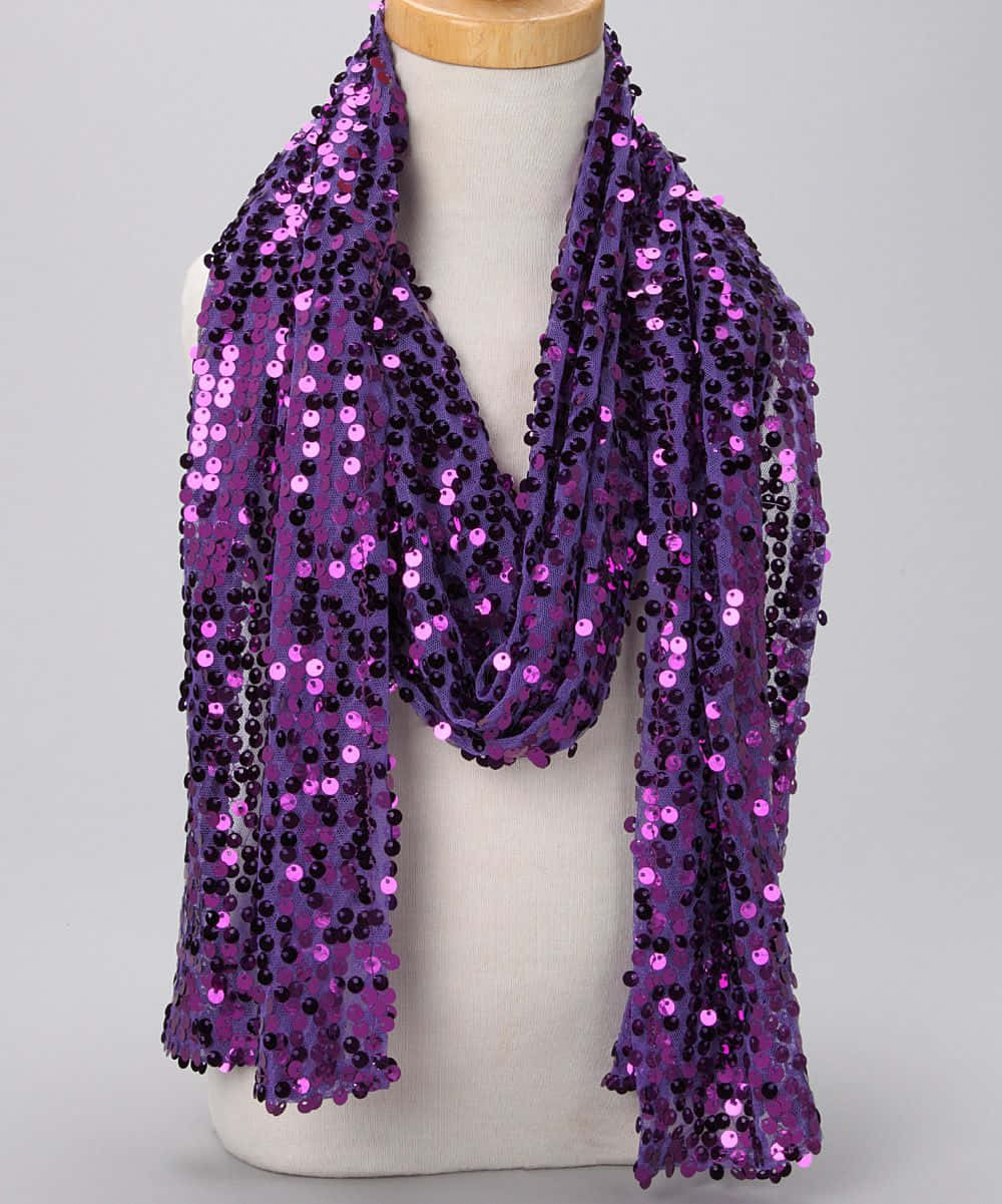 purple sequin, mannequin bust, neutral gray background, SD Phone Wallpaper