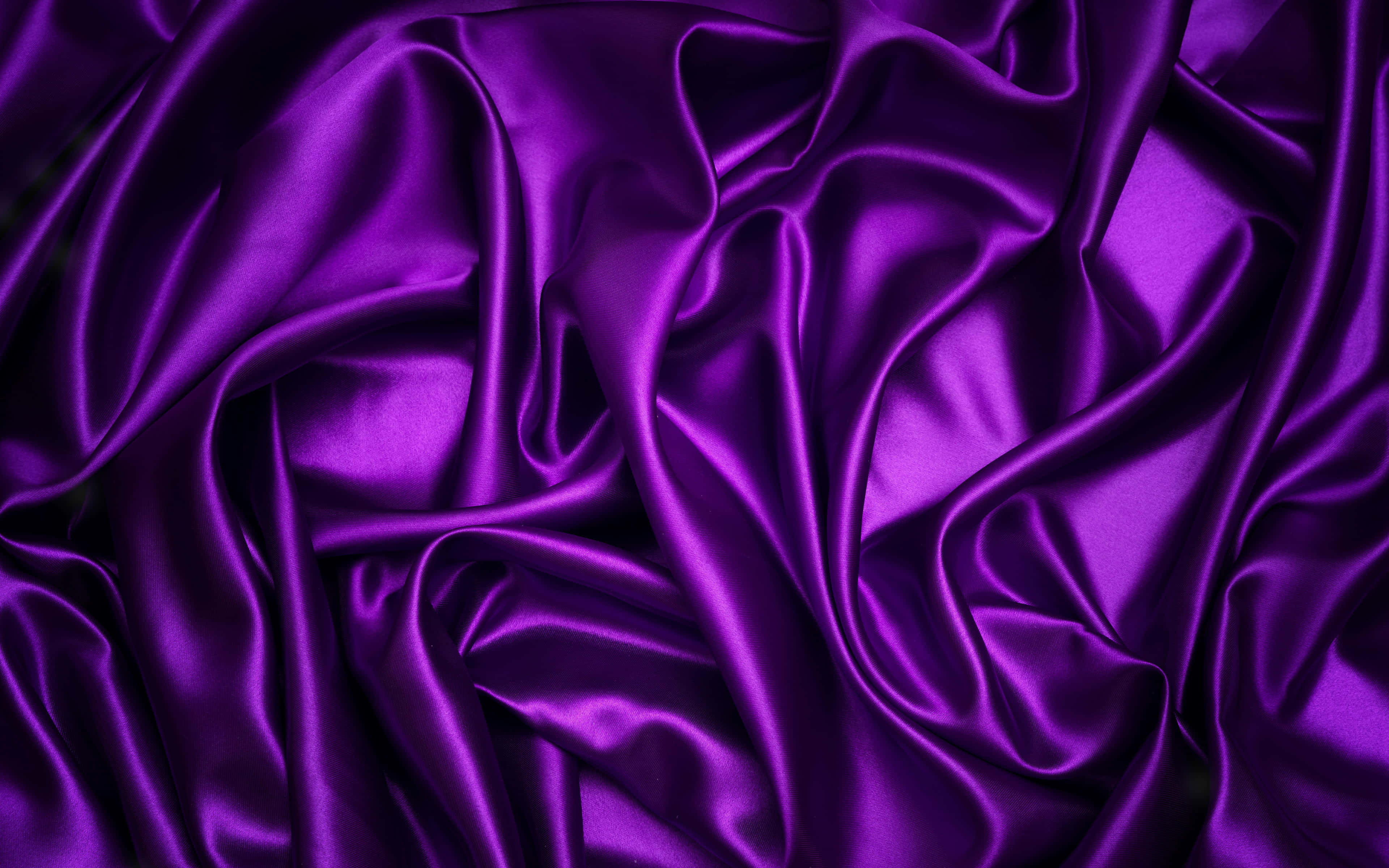 Purple Fabrics, satin fabric, deep folds, 4K Desktop Wallpaper