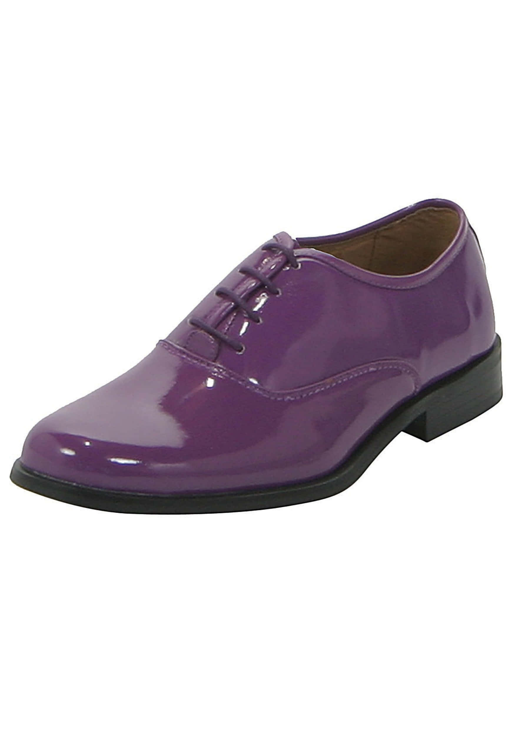 glossy purple dress shoe, black laces, black sole, Full HD Phone Wallpaper
