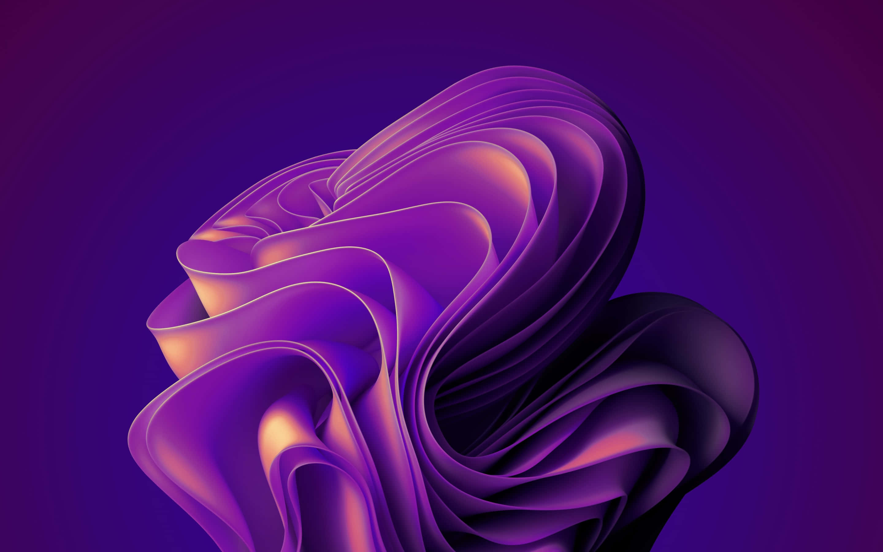 Purple Silk, 2880 x 1800, purple ribbons, 2K Desktop Wallpaper