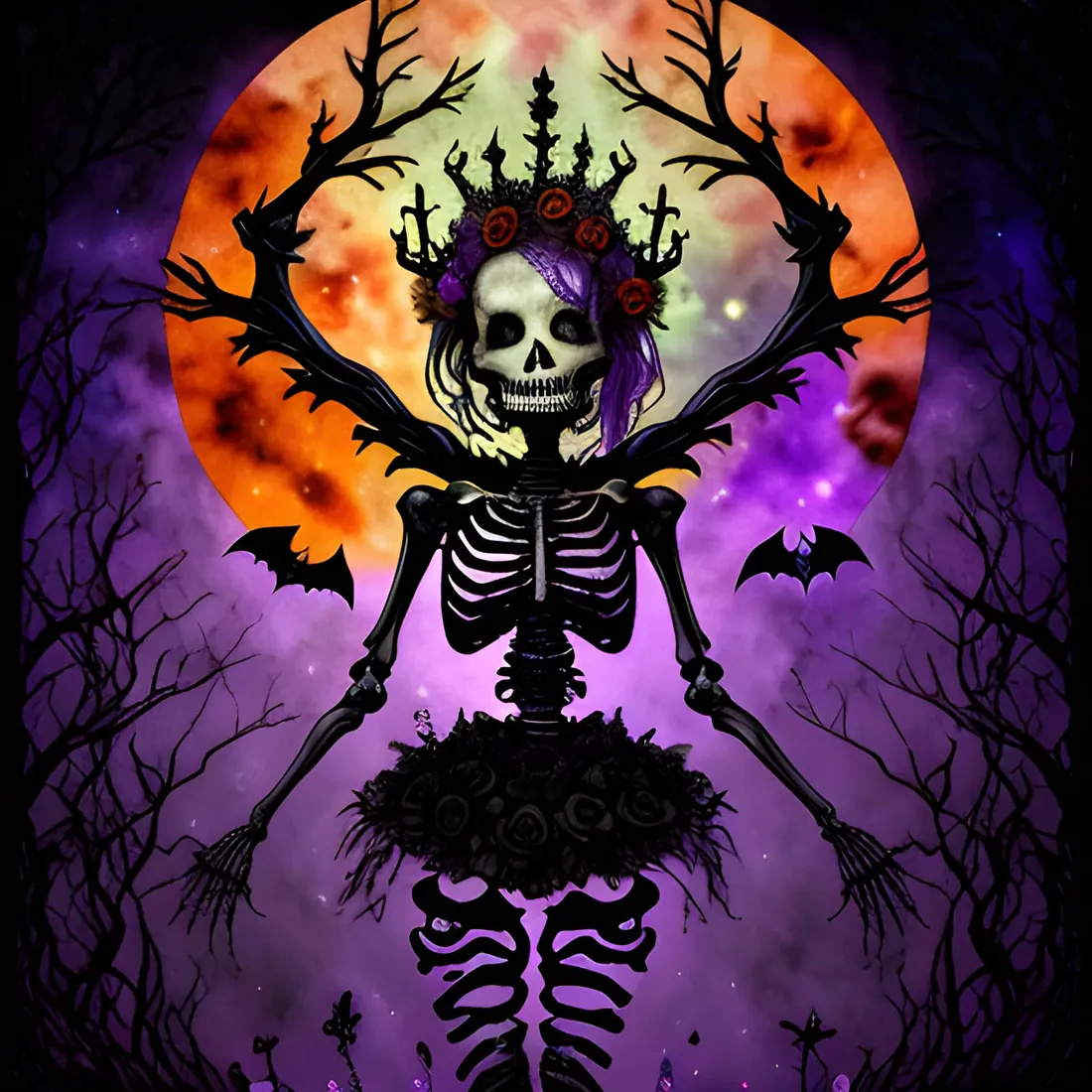 Purple Skeleton