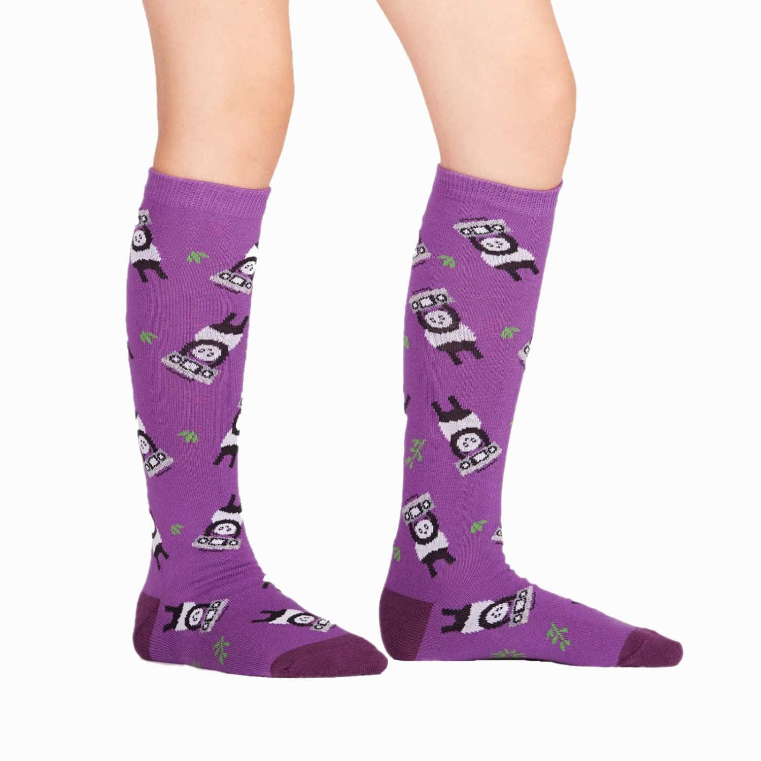 Purple Socks, knee-high socks, retro boombox, HD Desktop Wallpaper