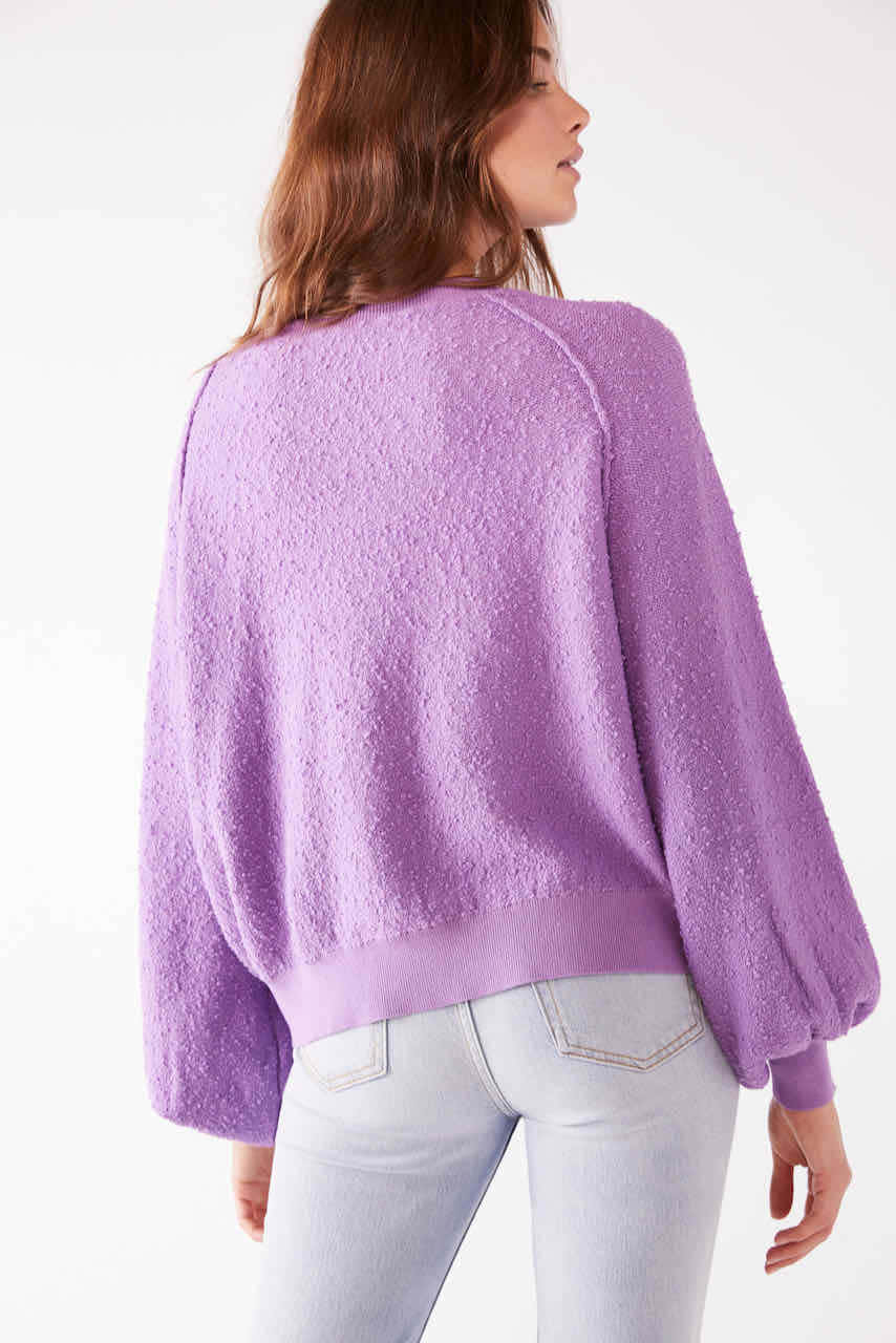 purple sweatshirt, textured lavender sweater, light jeans, HD Phone Wallpaper