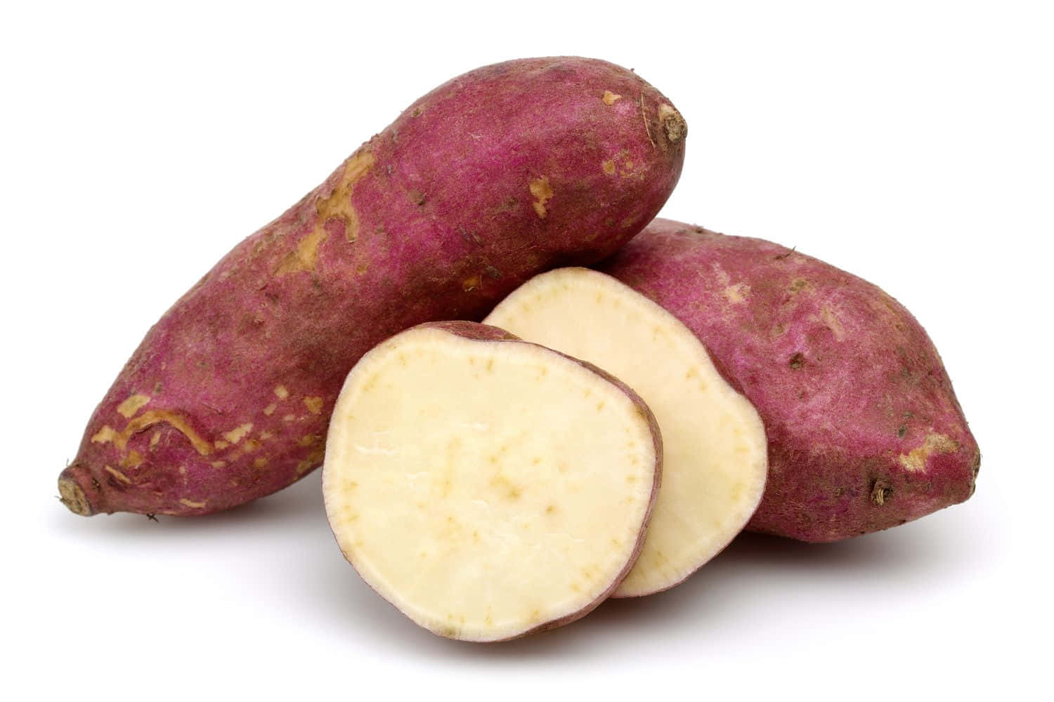 Purple Sweet Potato, vibrant purple, creamy pale yellow interiors, HD Desktop Wallpaper